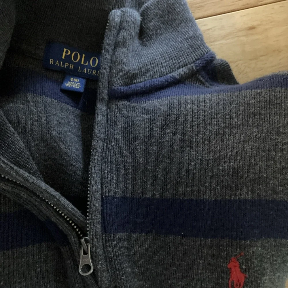 Boys Ralph Lauren Size 8 lot of 4 Shirts W/ 1 Quarter Zip And Polos Short Long